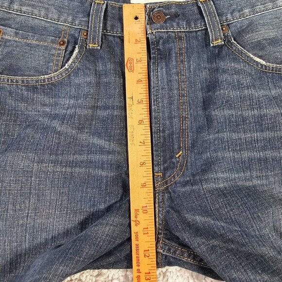 Levis‎ 550 Jeans Mens 34x32 Blue Relaxed Straight Fit Medium Wash Classic Denim - Picture 8 of 11